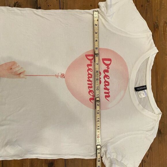 H & M Divided Dream On Dreamer Fashion Oversized Tee Size Small - Picture 6 of 10